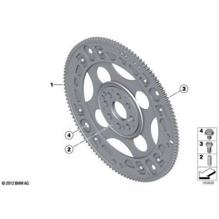 Volant moteur pour boite vt automatique