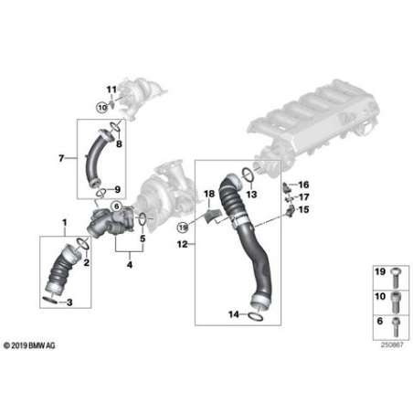 Conduite d'air de suralimentation