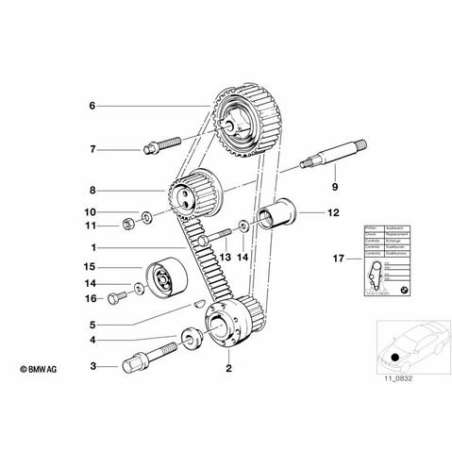 Roue pour courroie crantee