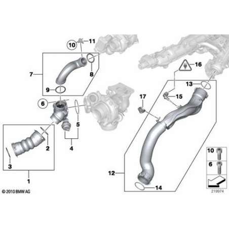 Conduite d'air de suralimentation