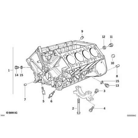 Bloc-moteur avec pistons