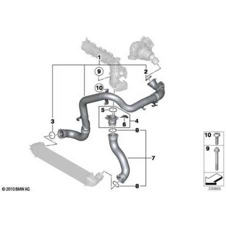 Conduite d'air de suralimentation