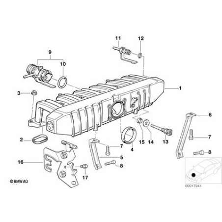 Sonde de température de l'air aspiré