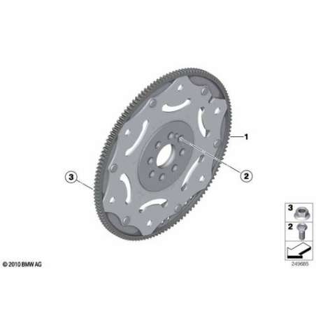Volant moteur pour boite vt automatique