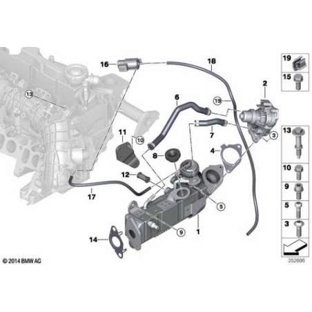 Flexible refroidisseur EGR