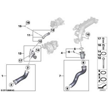 Conduite d'air de suralimentation