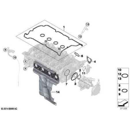 Bouclier thermique avec joint