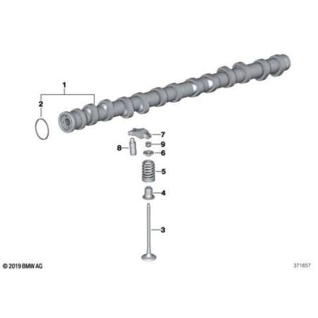 Levier oscillant a rouleaux