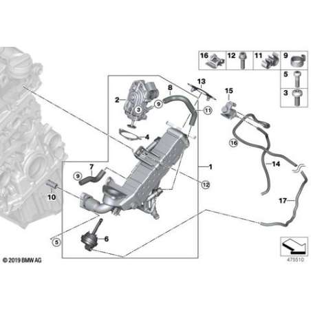 Flexible retour liquide refroidissement