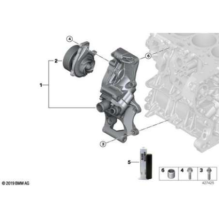 Pompe de liquide de refroidissement