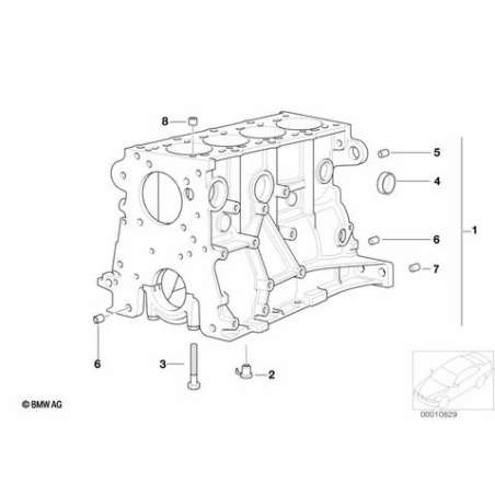 Bloc-moteur avec pistons