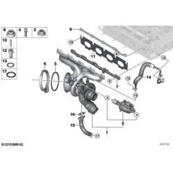 Kit de montage de turbocompresseur