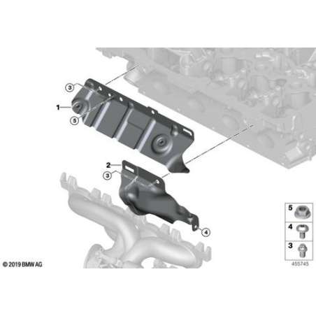 Ecran thermique collecteur échappement