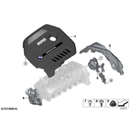 Recouvrement du moteur
