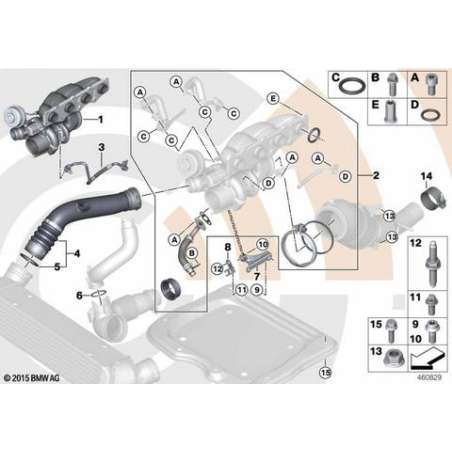 Conduit d'air de suralimentation
