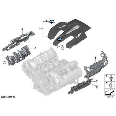 Recouvrement du moteur