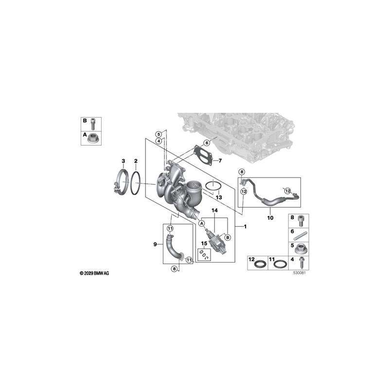 Kit de montage de turbocompresseur