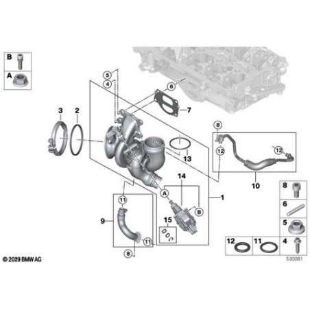 Kit de montage de turbocompresseur
