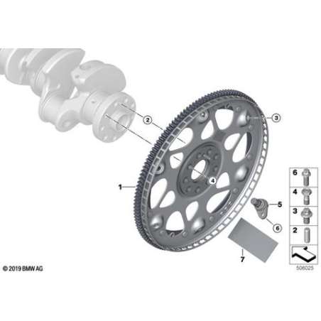 Volant moteur pour boite vt automatique