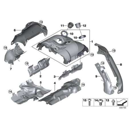 Ecran thermique inf. turbocompresseur