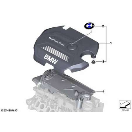 Recouvrement du moteur