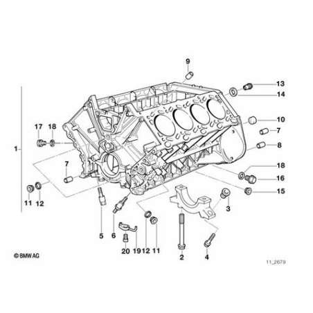 Bloc-moteur avec pistons