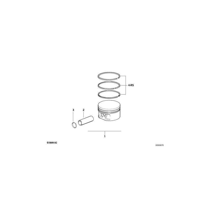 Piston mahle-alusil