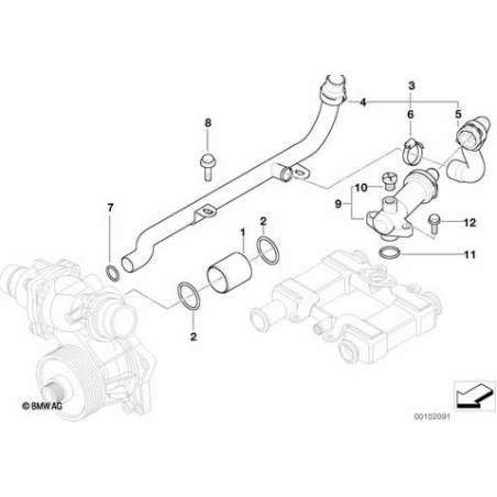 Thermostat pour refroidissement AGR