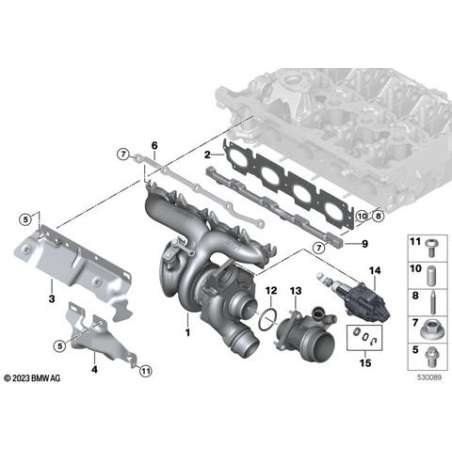 Ecran thermique collecteur échappement