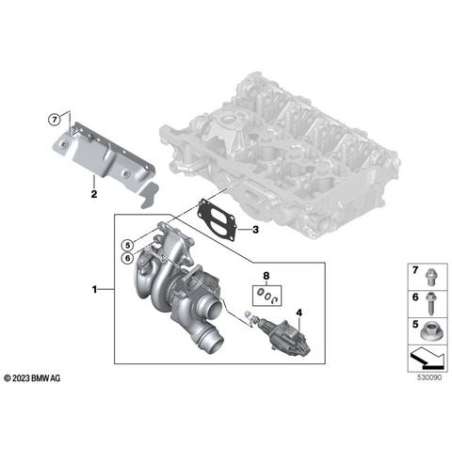 Jeu actionneur de Wastegate