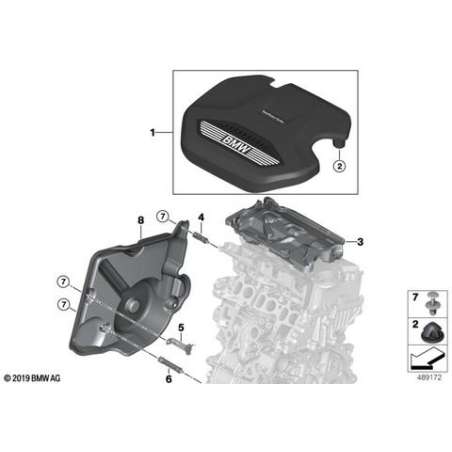 Recouvrement du moteur