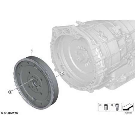 Volant moteur pour boite vt automatique