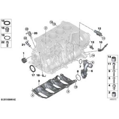 vanne de commande refroidiss. pistons