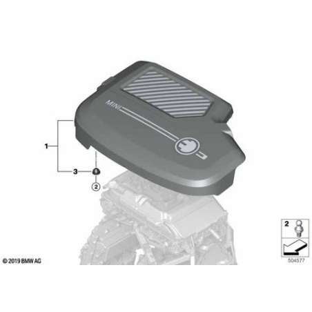 Recouvrement du moteur