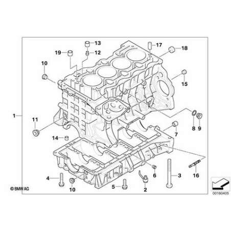 Bloc-moteur avec pistons