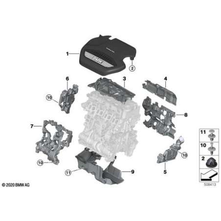 Recouvrement acoustique