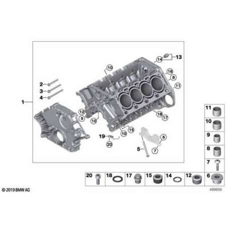 Bloc-moteur avec pistons