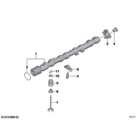 Levier oscillant a rouleaux