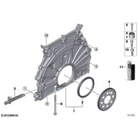 Couronne d'impulsions de capteur