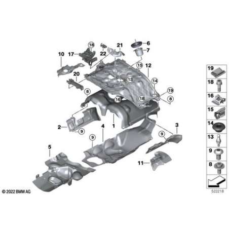 Bouclier thermique inférieur