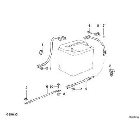 Câble de batterie négatif