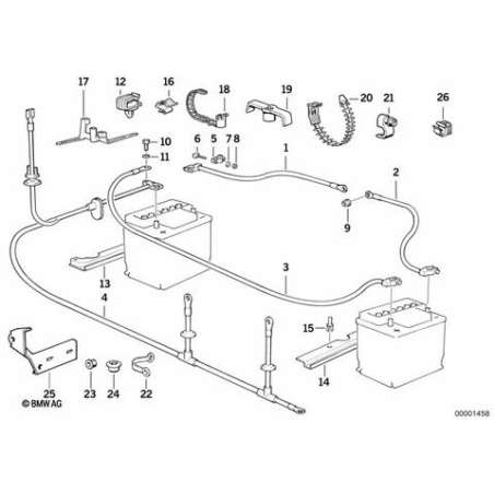 Câble de batterie négatif