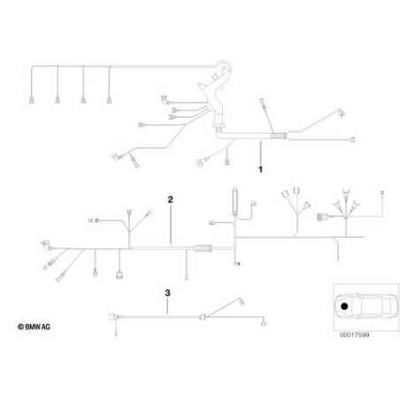Faisceau câbles moteur module d'allumage