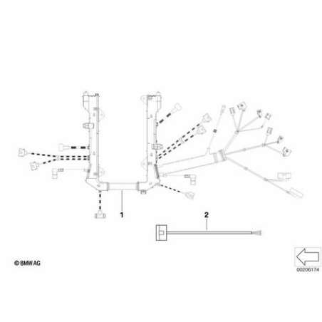 Faisceau de câbles moteur, module moteur