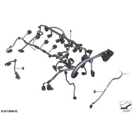 Faisceau soupape d'injection/allumage