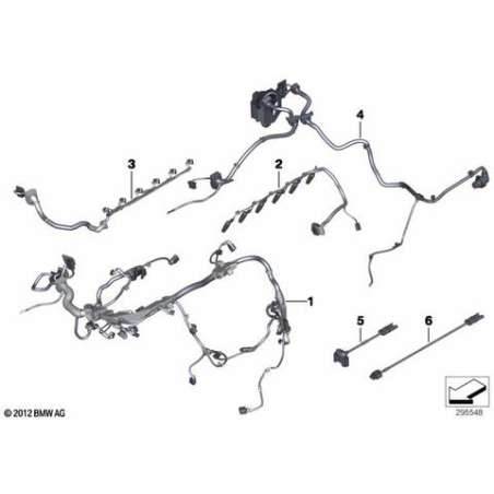 Faisceau câbles moteur module préchauff.
