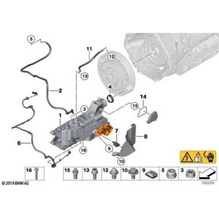 ES support moteur-alternateur électron.