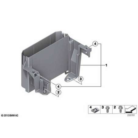 Support boîtier électronique moteur