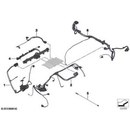Faisceau câbles servomoteur Valvetronic