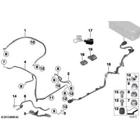 Jeu de câbles dispositif démarrage